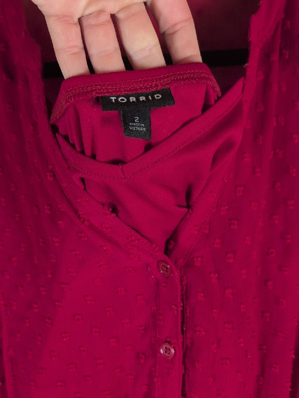 TORRID Red MAXI Dress with Puff‎ Sleeves - Picture 9 of 11